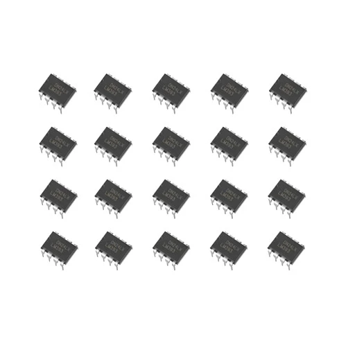 Bridgold 20pcs LM393N LM393M LM 393 Low Power Dual Voltage Comparator，DIP-8.