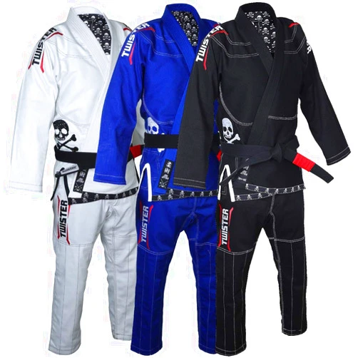 TWISTER FIGHT WEAR Progress BJJ Gi | Preshrunk Pearl Weave 475g | Brazilian Jiu Jitsu Uniform FREE White Belt