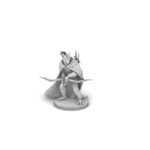 TDD MINIS Dragonborn Male Ranger Tabletop DND Gaming Miniature