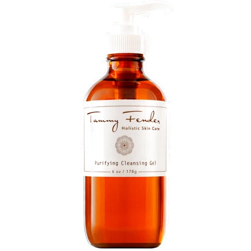 TAMMY FENDER - Purifying Cleansing Gel | Natural, Organic, Cruelty Free, Non-Toxic Skincare | Makeup Remover to Smooth, Soften, & Clarify | For Oily or Overactive Skin (6 fl oz | 178 g)
