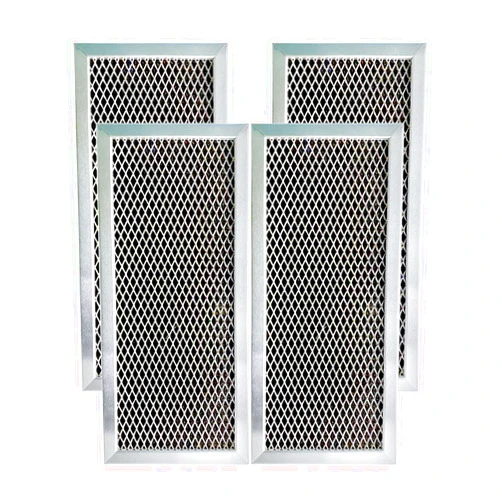 Amazinpure JX81H WB02X10956 Microwave Charcoal Filters Compatible with GE WB02X11544 Samsung DE63-00367D DE63-00367H DE63-30016D Frigidaire 5304453397 1057486 AH951943 3-7/8 X 8-5/8” in 4 Pack