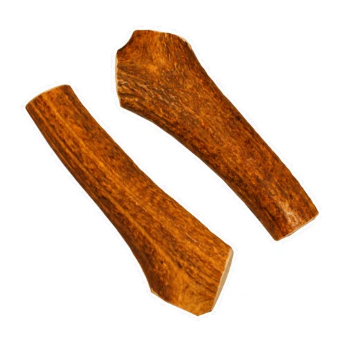 Elkhorn Premium Chews Large Whole Twin Pack (for 35-65 lb Dogs) Premium Grade Elk Antlers for Dogs (2 Pieces) Sourced in The USA