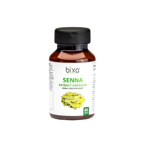 bixa BOTANICAL Senna Leaves Extract Capsule (Cassia angustifolia), Natural Herbal Laxative | Gluten Free, Non-GMO,Vegan, 100% (60 Count (Pack of 1))