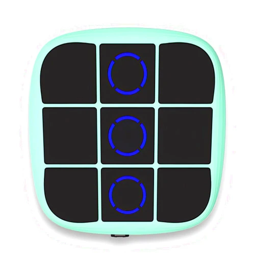 Tendry Tic Tac Toe Game & Puzzle Games - 3-in-1 Electric Handheld Game Console for Kids & Adults, Portable Travel Games for Car Road Trips, Educational Christmas Birthday Gifts for Ages 3+