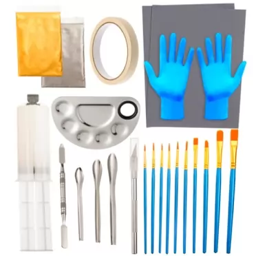 Dorhui Kintsugi Repair Kit for Beginner, Gold Repair Kit for Pottery, Glue for Ceramics and Pottery, KINTSUGI Ceramic Repair Starter Kit Perfect for Beginners, an Amazing Kintsugi Start Gift
