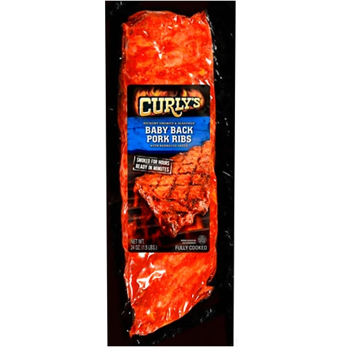 Smithfield Hams Curly's Baby Back Pork Ribs