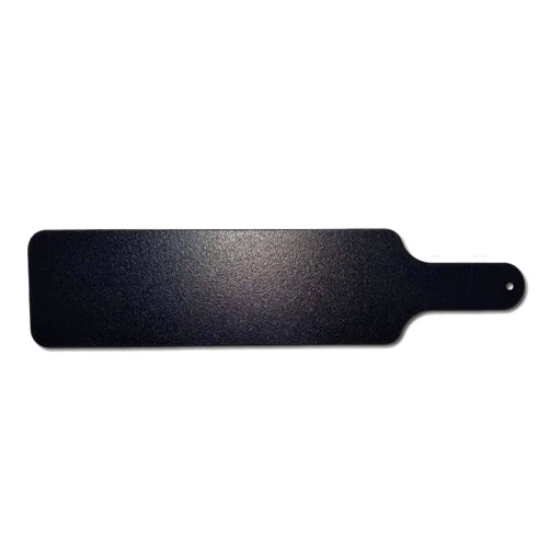Strivide RestaurantCoolerGaskets.com Plastic Cutting Board - Cheese Board / Baguette Board / Charcuterie Tray - Paddle Board with Handle, 4x20 inches (Black)