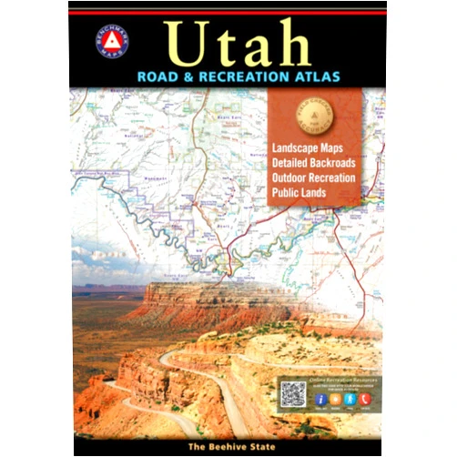 By Benchmark Maps (Author, Editor, Illustrator) Utah Road & Recreation Atlas - 9th Edition, 2022 (Benchmark Road & Recreation Atlases)