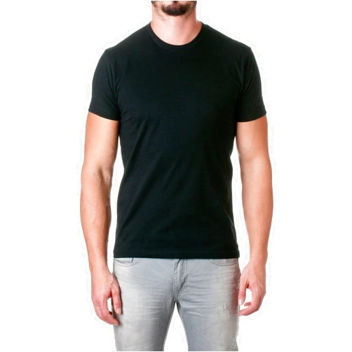 Next Level Apparel Next Level Men's NL3600 Premium Fitted Short-Sleeve Crew, Black, XL