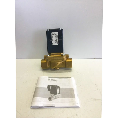 BURKERT, 00454127, Water Solenoid Valve, 2-Way, AC/DC 130, 9W.