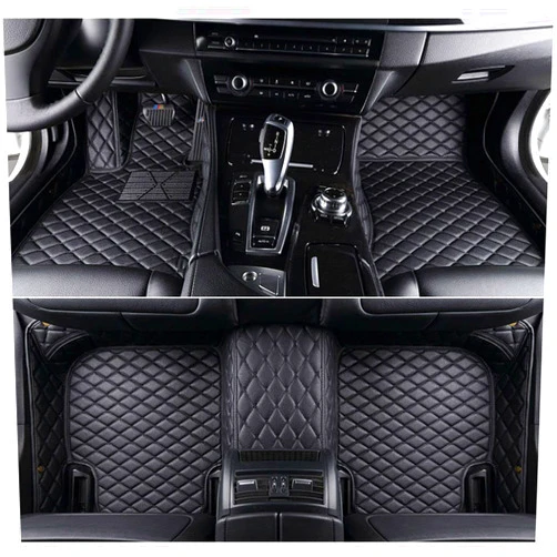 JTXWANG Custom Making Car Floor Mats for Audi,Acura,BMW,Cadillac,Chevrolet,Dodge,Mercedes Benz,Ford,Honda,Infiniti,Jeep,Lexus,Porsche,Toyota,Nissan,Volkswagen,2002-2022 (Black)