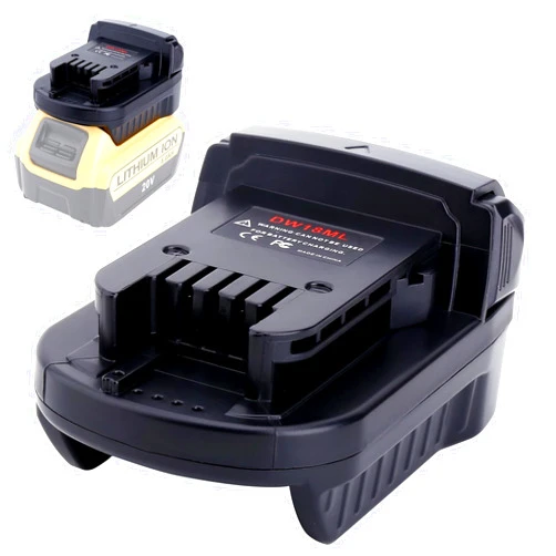 Biswaye Adapter Compatible with Milwaukee M18 Tools, Compatible with DeWalt 20V Max Battery to Replacement for Milwaukee M18 18-Volt Battery, DW18ML 18V to 20V Battery Adapter Converter