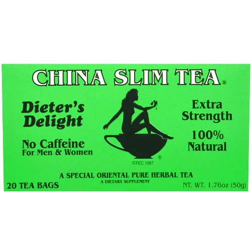 TEAPOT China Slim Tea (Extra Strength), 1.7 Oz (20 Count)