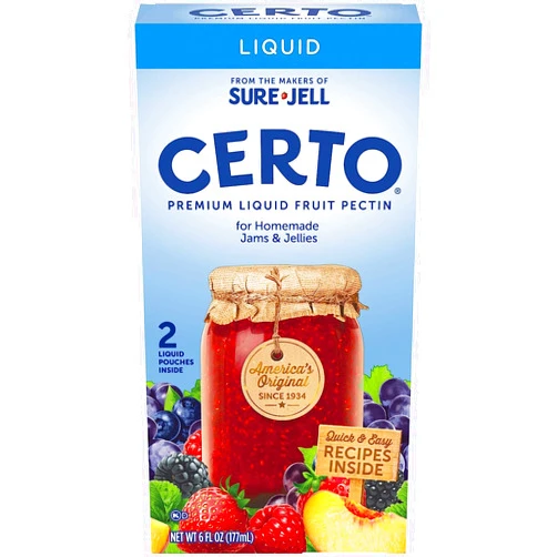 Acolou Certo Premium Liquid Fruit Pectin (6 fl oz Boxes (2 packet in each box)), Set of 2 boxes, total 4 packets