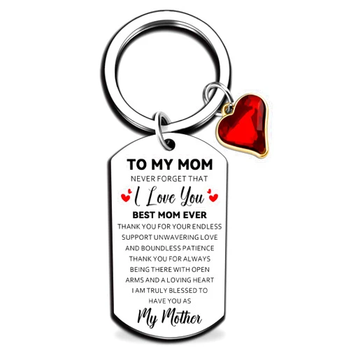 igvean Mother's Day Gifts for Moms Best Mom Ever Gifts Mother Gift from Daughter Son Heart Keychain Moms Birthday Gifts Ideas Christmas Valentines Day Present for Her