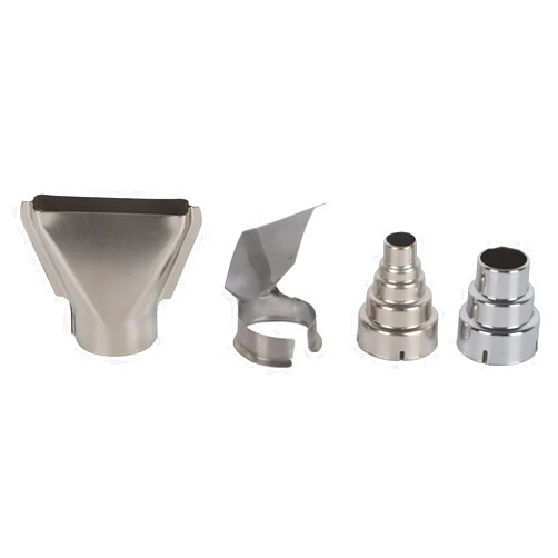 Atyhao HeatAir Nozzles Electric Kit Accessories Industrial Tools 4Pcs Shrink Wrap, Stainless Steel, High Temperature Resistant