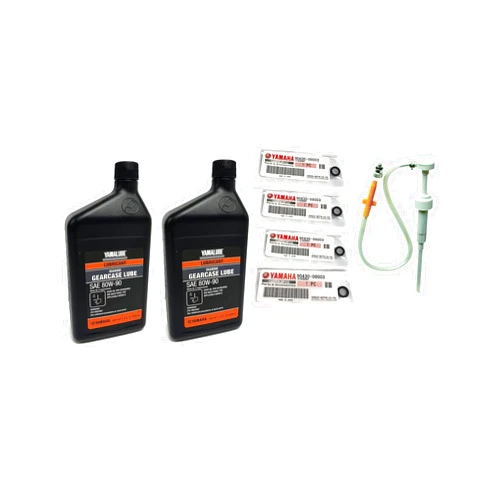 Yamaha Motor Yamaha Original OEM Yamalube Acc-GEARL-UB-QT Marine Lower Unit Gearcase Lube Yamalube OEM - Kit with Pump and Gaskets