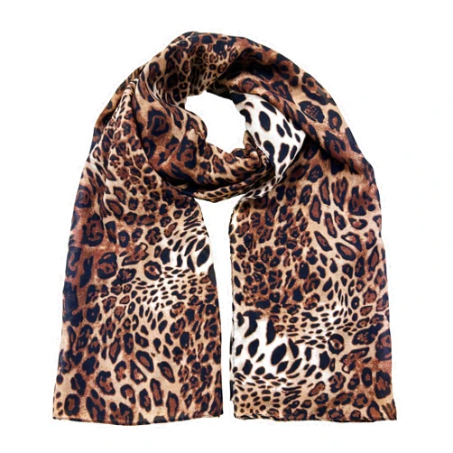 Eohak Womens Leopard Print Shawl Scarf - Lightweight Wrap Scarves Shawl Cheetah Scarves for Spring Summer Season