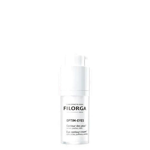 Laboratoires Filorga Paris Filorga Optim-Eyes Daily Anti-Aging Eye Cream, 3-in-1 Eye Contour Cream for Dark Circles, Wrinkles & Puffy Eyes, Contains Hyaluronic Acid and Peptides, 0.5 Ounce