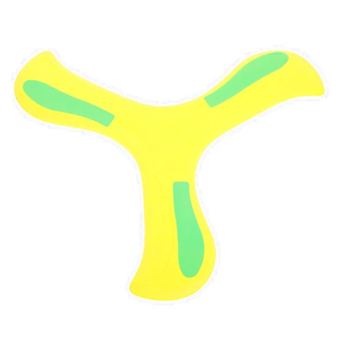 KESYOO Glow-in-The-Dark Party Boy Boomerangs for Outdoor Indoor Flying Spinner Throwing for Yellow Plastic