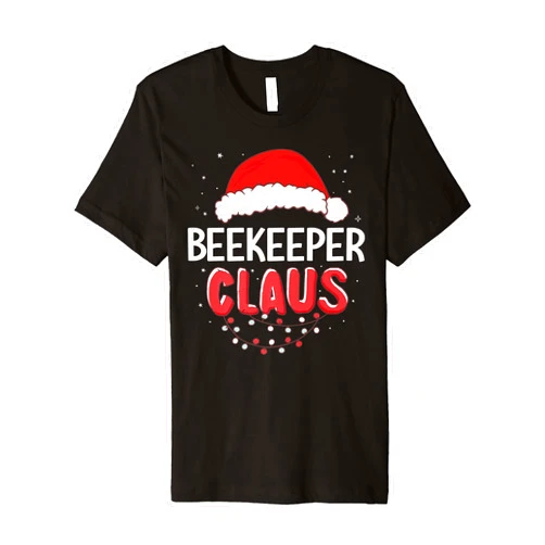 99 Gifts Fun Claus Group X-Mas Pajama Party Outfit Beekeeper Santa Claus Christmas Matching Costume Premium T-Shirt