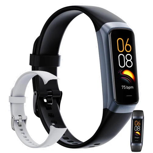 JIWMYIN Fitness Tracker, Step Tracker Sport Bracelet Pedometer Calories Women, 1.1