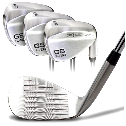 GoSports Illegal Max Spin Golf Wedge Set - Mens Right Handed Sand Wedge, Lob Wedge, Gap Wedge