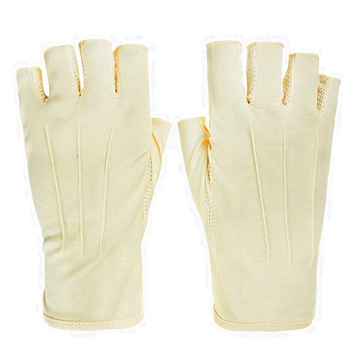 Holiberty Summer Driving Gloves Lightweight Antislip Women Men Breathable UV Sun Protection Cycling Fingerless Gloves