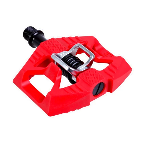 Crankbrothers Doubleshot Hybrid Bike Pedal - Flat/Clipped-In City Bicycle Pedal, Premium Bearings and Seals