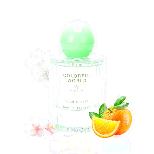 Generic MINISOO Perfume for Women, EDT Luxury Perfume with Long Lasting Fragrance for Everyday Wear, Floral and Fruity Fresh Scent,Colorful World Serie (Glade Breeze),50ML