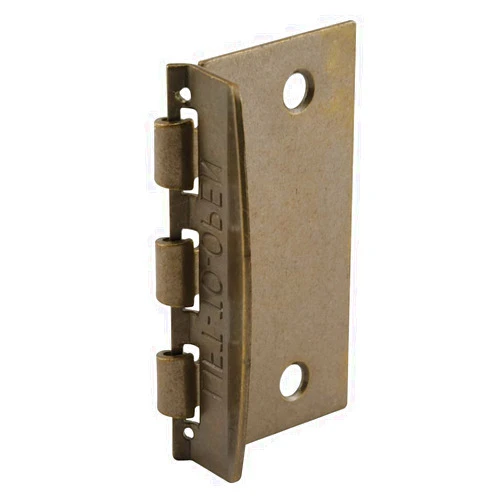 Prime-Line U 9873 Flip Action Door Lock – Reversible Antique Brass Privacy Lock with Anti-Lock Out Screw for Child Safe Mode, 2-3/4” (Single Pack)