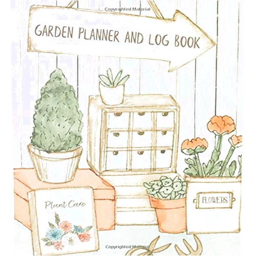 Cartba Publishing Garden Planner And Log Book: Gardening Organizer & Journal Notebook - Unique Gardener Planting Gifts
