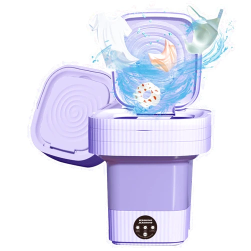 DXJJ Portable Washing Machine,10L Folding Mini Washer with 3 Modes Deep Cleaning of underwear,baby clothes,Foldable Washing Machine for Apartments,Dorm,Camping,RV,Travel Laundry
