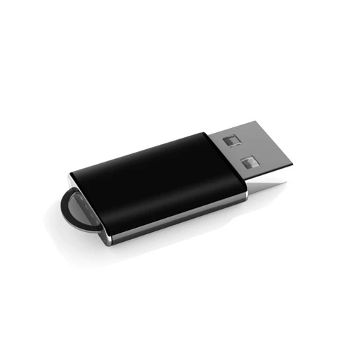Antsiya USB 2.0 Memory Card Reader with Blinking Light, Portable Multi-Function 2-in-1 Card Reader for Smartphones, Tablets (Black)