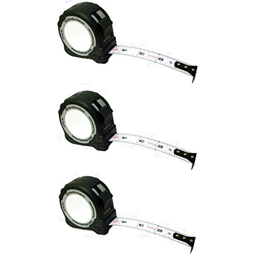 FastCap PSSP-FLAT16 ProCarpenter Flatback Story Pole 16' Standard Measuring Tape, 3-Pack