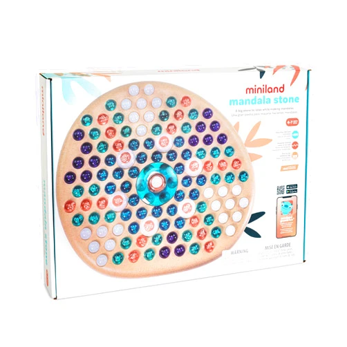 Miniland - Mandala Stone Mindfulness Creative Mandala Set