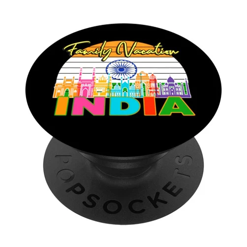 India Vacation Souvenirs and More India Taj Mahal Travel Tourist Vacation Group Matching PopSockets Swappable PopGrip