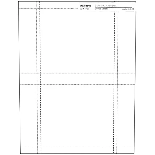 GenesysDTP Jewel Case Inserts for Standard Jewel Cases, 200-Pak (100 Sheets)_AB
