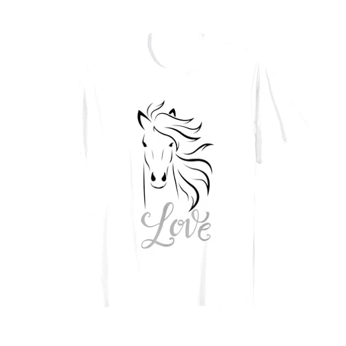 Pferde Shirt Mädchen Reiten Damen Bekleidung Women's horse shirt for riders and horse lovers T-Shirt