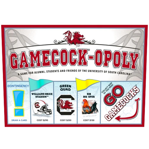 Late For The Sky: Gamecock-Opoly - University Themed Family Board Game, Opoly-Style Game Night, Traditional Play Or 1 Hr Version, Ages 8+, 2-6 Players