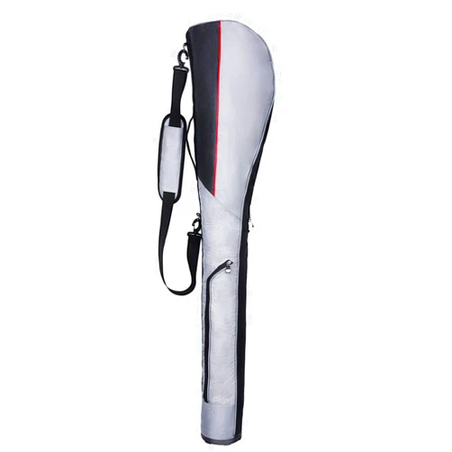 KONDAY Golf Club Travel Case Gun Bag Foldable with Hard Base,Driving Range Mini Course Practice Lightweight Golf Sundy Carry Bag for 7 Clubs