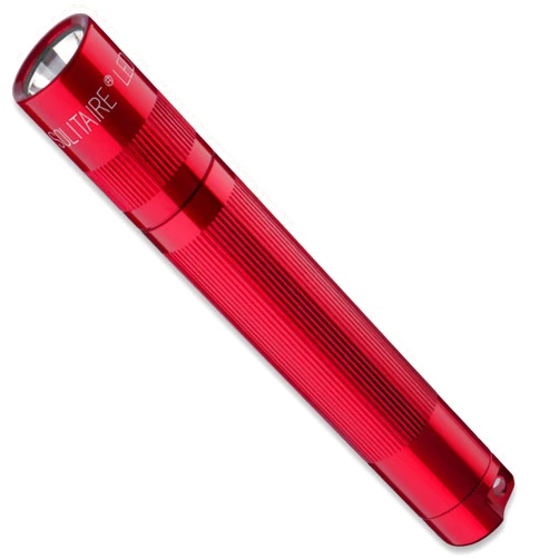 Maglite Instruments Solitaire LED AAA Flashlight Presentation Box, Red, One Size (J3A032)