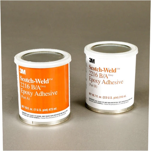 Scotch 3M Scotch-Weld 2216 Epoxy Adhesive, 1 pt Kit, Gray