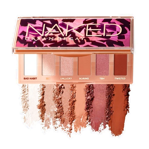 Urban Decay Naked Mini Eyeshadow Palette, 6 Multi-use Shades, Ultra-Blendable, Long-lasting Wear, Travel Eyeshadow Palette, Crease-free, Matte Shimmer or Metallic Colors, Vegan, Cruelty-free