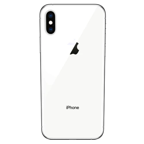 Apple iPhone XS, 64GB, Silver - Unlocked (Renewed)