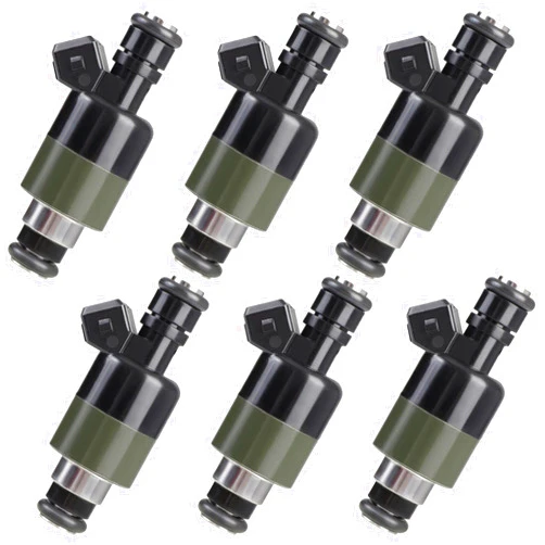 ANGLEWIDE 6Pcs Fuel Injectors ANGLEWIDE FJ95 Fuel Injectors Set fit for 1994-1999 for Buick for Centur/for Regal, 1995-1999 for Chevrolet for Monte Carlo, 1994-1996 for Pontiac for Grand Prix, 6 Holes