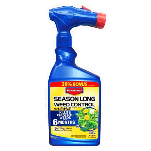 BioAdvanced Season Long Weed Control For Lawns, Ready-to-Spray, 29 oz, 9,000 Sq Ft