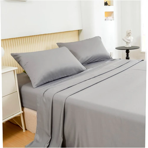 ECOCOTT 4 Piece Full Size Sheets Set, Rayon Derived from Bamboo, Deep Pocket Up to 17