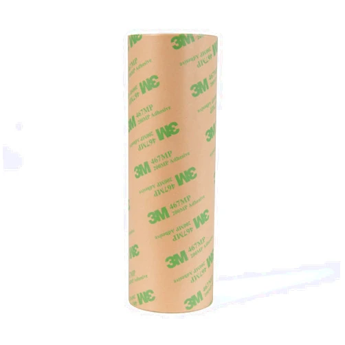 3M 467MP Clear Adhesive Transfer Tape, 6