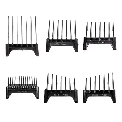 Miaco Set of Six Clipper Guide Combs Compatible with Oster and Raycine Clipper Models 254, 274, 284, 650, 820 & 974